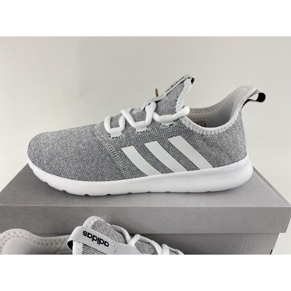 Adidas Cloudfoam Pure 2.0 Gray White Women's Sneakers Shoes Running H04756 - Picture 5 of 12